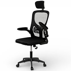 Фото Стілець комп’ютерний Тонус Office Чорний + Чорний