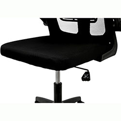 Фото Стілець комп’ютерний Тонус Office Чорний + Чорний