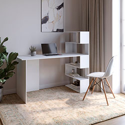 Фото Cтіл комп’ютерний Джеко 1416L лівий Німфея Альба