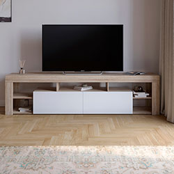 Фото Тумба під телевізор Джеко 200 Сонома + Німфея Альба