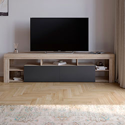 Фото Тумба під телевізор Джеко 200 Сонома + Антрацит