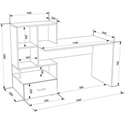 Фото Комп’ютерний стіл Lega - 48