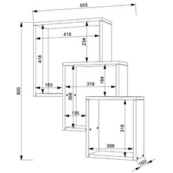 Фото Полиця підвісна S5