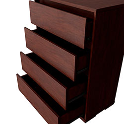 Фото Комод Лайт 4 шухляди Венге