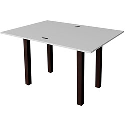 Фото Стіл-трансформер Юк Білий + Чорний