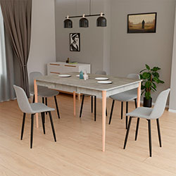 Фото Стіл-трансформер Моно Квадрат Бетон