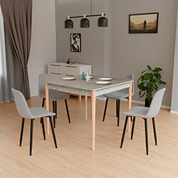 Фото Стіл-трансформер Моно Квадрат Бетон