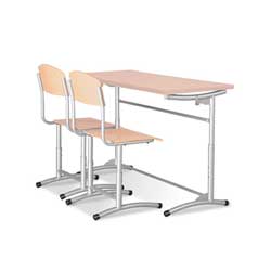 Фото Стіл учнівський Е-173 A ALU