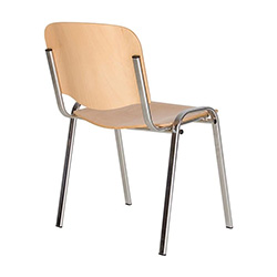 Фото Стілець Iso/Ізо wood chrome