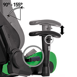 Фото Крісло Hexter ML R1D TILT PL70 01 Green Black