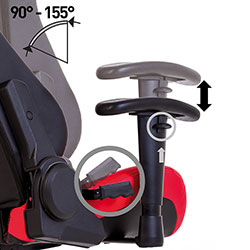 Фото Крісло Hexter ML R1D TILT PL70 01 Red Black