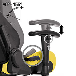 Фото Крісло Hexter ML R1D TILT PL70 01 Yellow Black