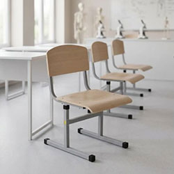 Фото Стілець учнівський E-278 BR ALU NS