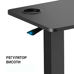 Фото Офісний стіл з регулюванням висоти ODM366B Black