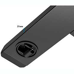Фото Офісний стіл з регулюванням висоти ODM366B Black