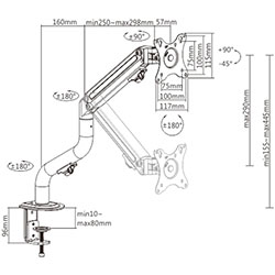 Фото Настільне кріплення для монітора MA301