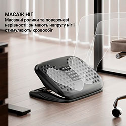 Фото Регульована підставка для ніг FR716