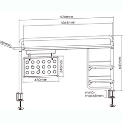 Фото Настільна полиця-органайзер DS253B