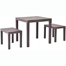 Фото Лавка Timor 60х38х45см Коричнева