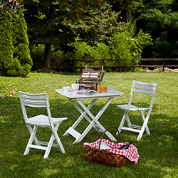 Фото Стіл Tevere розкладний Білий