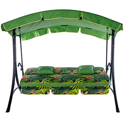 Фото Садова диван-гойдалка Bali лонета Кентія негро + тексілк 2414