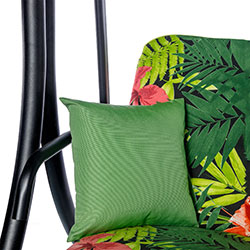 Фото Садова диван-гойдалка Bali лонета Кентія негро + тексілк 2414