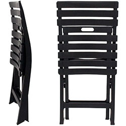 Фото Набір садових меблів стіл Tevere та 2 стільці Birki Антрацит