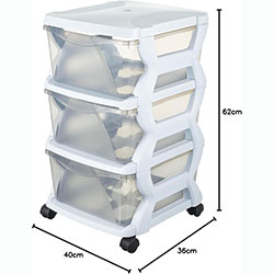 Фото Модульний комод Insieme 3C 3 висувні ящики Білий