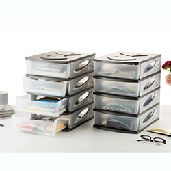 Фото Модульний комод Medya 4 висувні ящики Сіро-бежевий