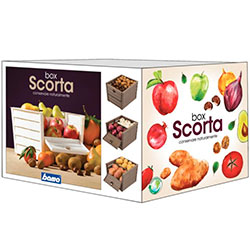 Фото Контейнер для зберігання овочів Scorta Box 9л Молочний