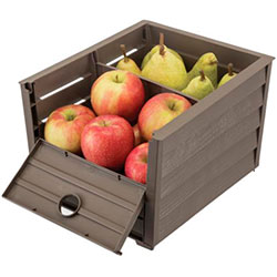 Фото Контейнер для зберігання овочів Scorta Box 9л Сіро-бежевий