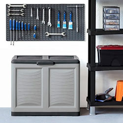 Фото Контейнер Mettitutto 200 л 78x45x64h Графітовий