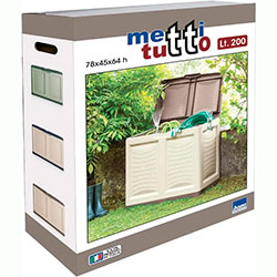 Фото Контейнер Mettitutto 200 л 78x45x64h Графітовий