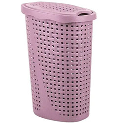 Кошик для білизни 43л Paglia Бузковий