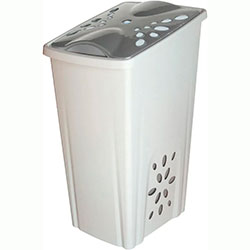 Кошик для білизни 45л Perla Білий