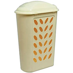 Кошик для білизни 55л Nuvola Кремовий