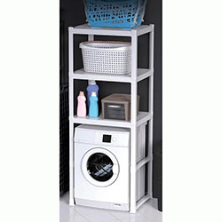 Фото Стелаж пластиковий Piano з 3 полицями Білий