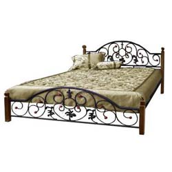 Ліжко Жозефіна на дерев’яних ніжках 180x190