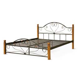 Ліжко Джоконда на дерев’яних ніжках 160x200