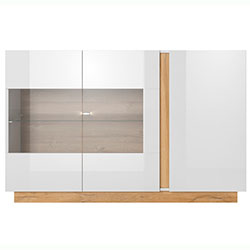 Фото Комод з вітриною Арко / Arco 3-дверний 3D2W/138