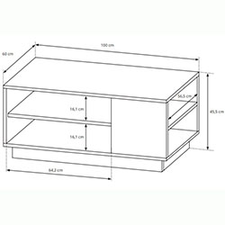 Фото Стіл журнальний Арко / Arco 100