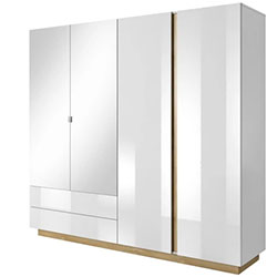 Фото Шафа для одягу Арко / Arco 4-дверна з дзеркалом 4D2S/220