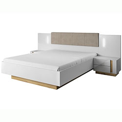 Фото Тумби приліжкові 2 шт. з підсвіткою Арко / Arco з 4 шухлядами 2S/60