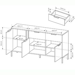 Фото Комод Ларс / Lars 3D2S/153
