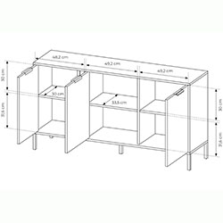 Фото Комод Ларс / Lars 3D/153