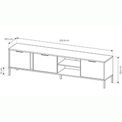 Фото Тумба під телевізор Ларс / Lars 3D/203