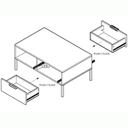 Фото Стіл журнальний Ларс / Lars 97