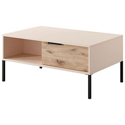 Фото Стіл журнальний Рейв / Rave 97 Беж + Вікінг