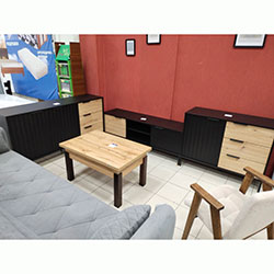 Фото Комод Рейв / Rave 2D3S/153 Чорний + Дуб Артизан