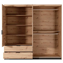 Фото Шафа напівкупе для одягу Таллі / Tally з дзеркалом 4D2S/220